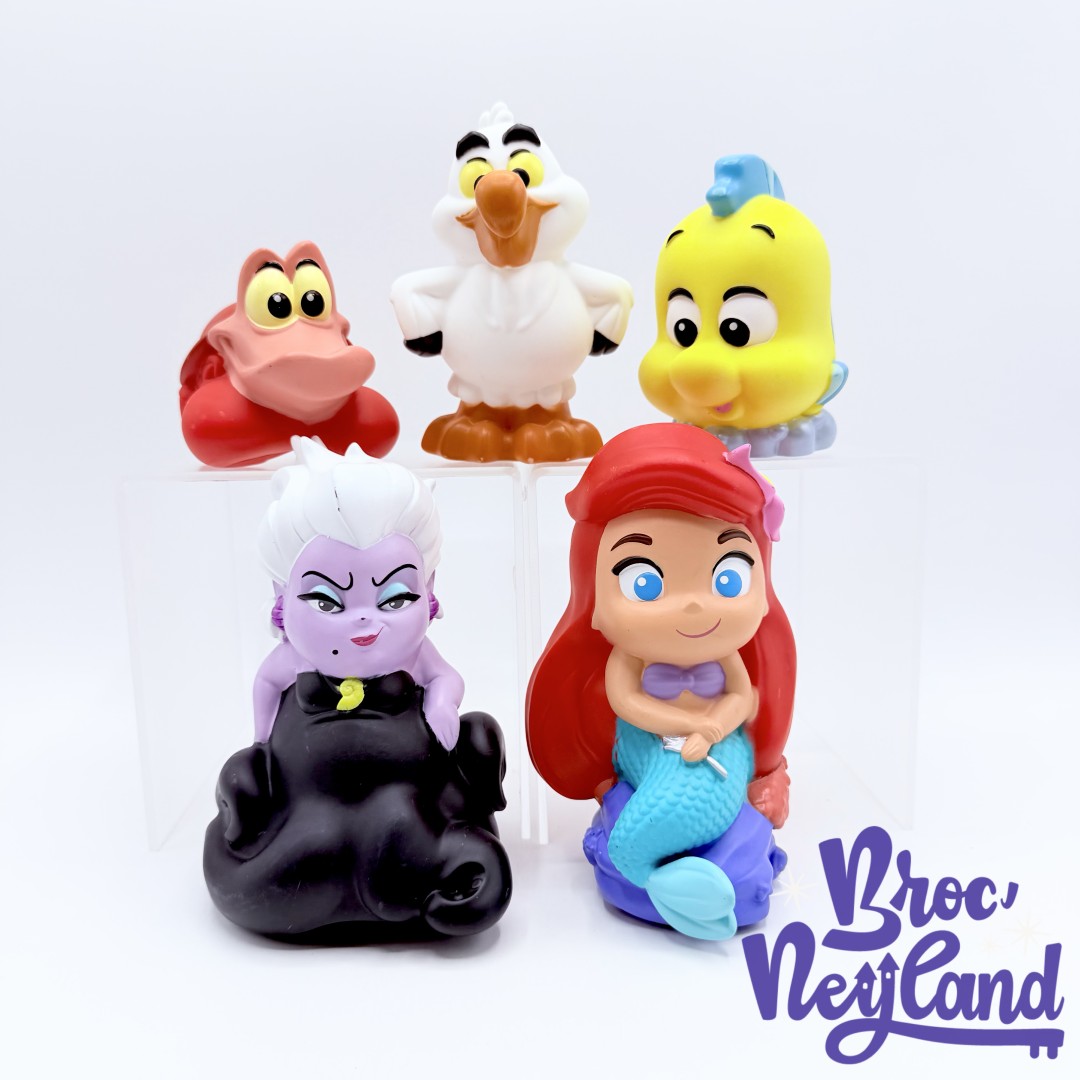 Jouet-Figurines-de-Bain-La-Petite-Sirène-Disneyland-2022-Disney-Princess-Ariel-Ursula-Eureka-Polochon-Sebastien (4)