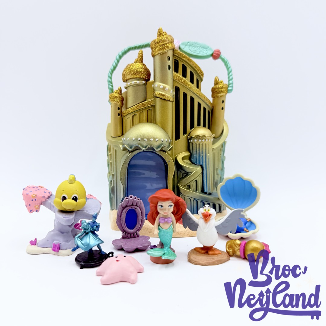 Figurine-Palais-sous-la-mer-Ariel-La-Petite-Sirène-Animators-Collection-littles-Disney-Store-2018-Ensemble-jeu-miniature-château (2)