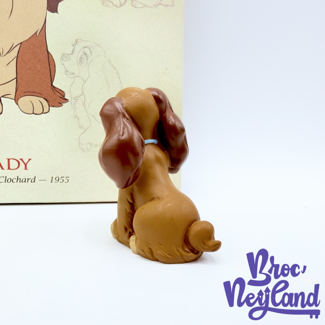 Livre-Figurines-de-collection-Lady-Disney-Hachette-19-Encyclopédie-résine-La-Belle-et-le-Clochard (1)