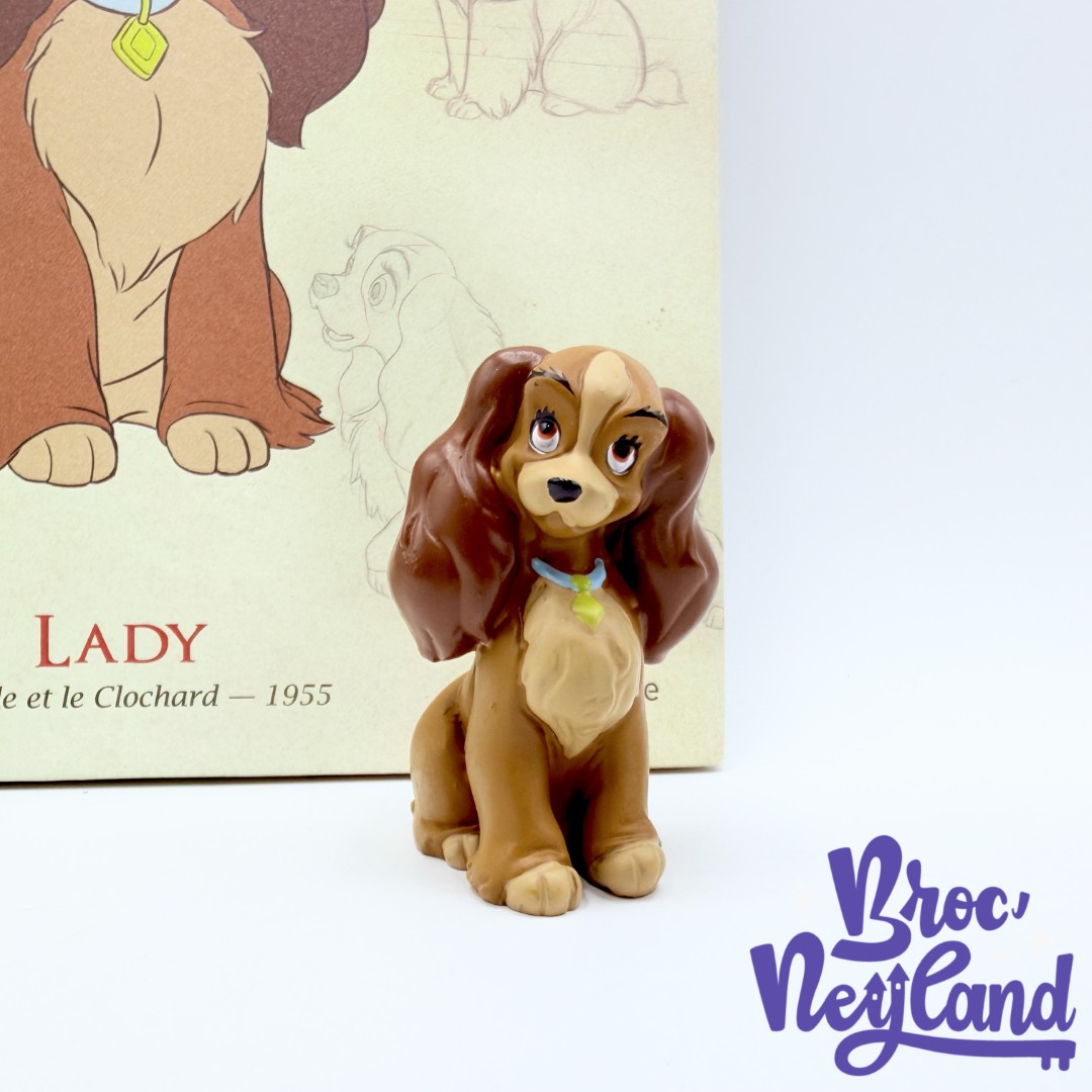 Livre-Figurines-de-collection-Lady-Disney-Hachette-19-Encyclopédie-résine-La-Belle-et-le-Clochard (2)
