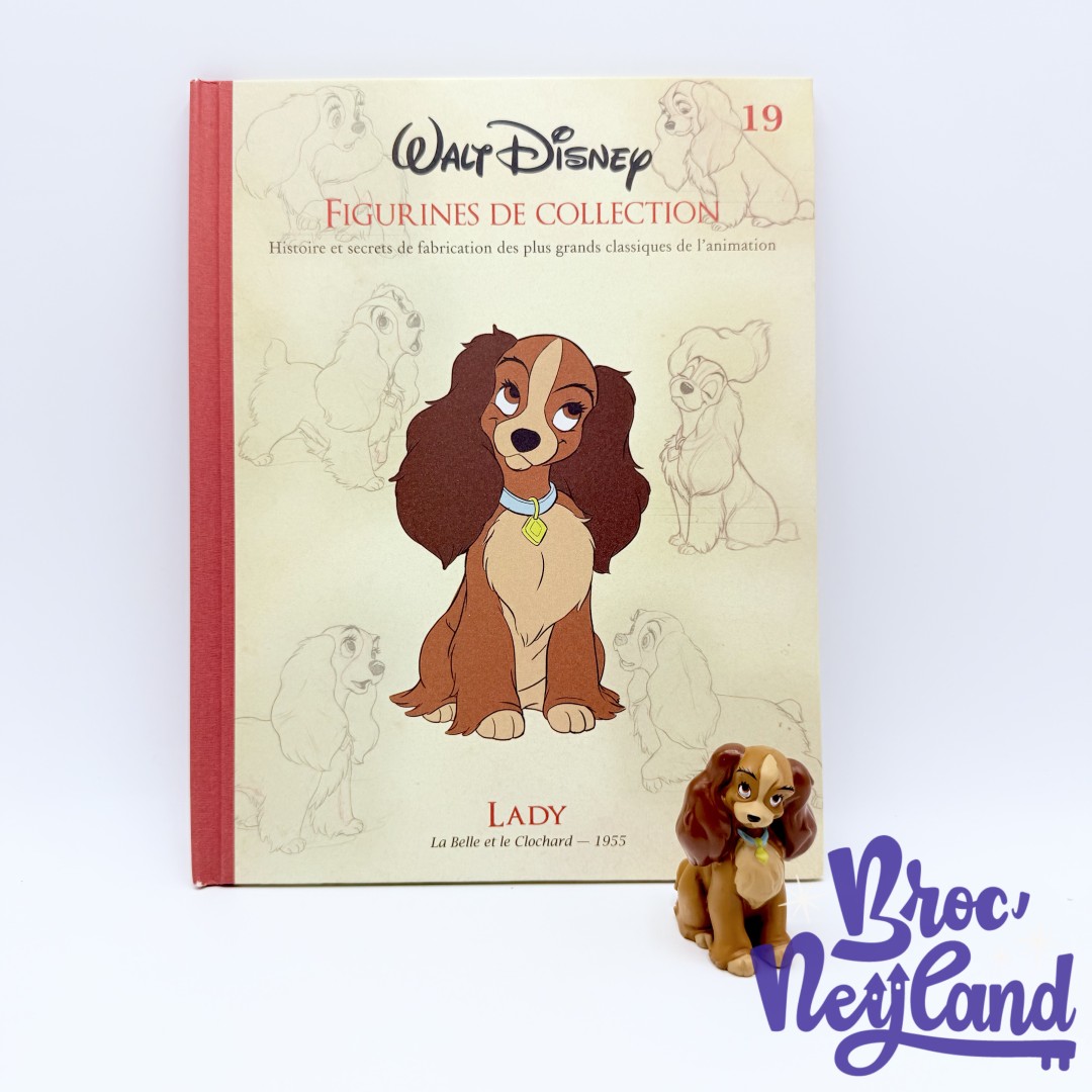 Livre-Figurines-de-collection-Lady-Disney-Hachette-19-Encyclopédie-résine-La-Belle-et-le-Clochard (3)