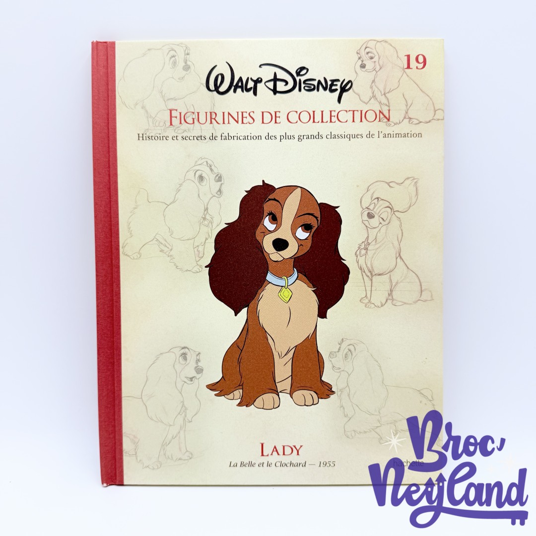Livre-Figurines-de-collection-Lady-Disney-Hachette-19-Encyclopédie-résine-La-Belle-et-le-Clochard (5)