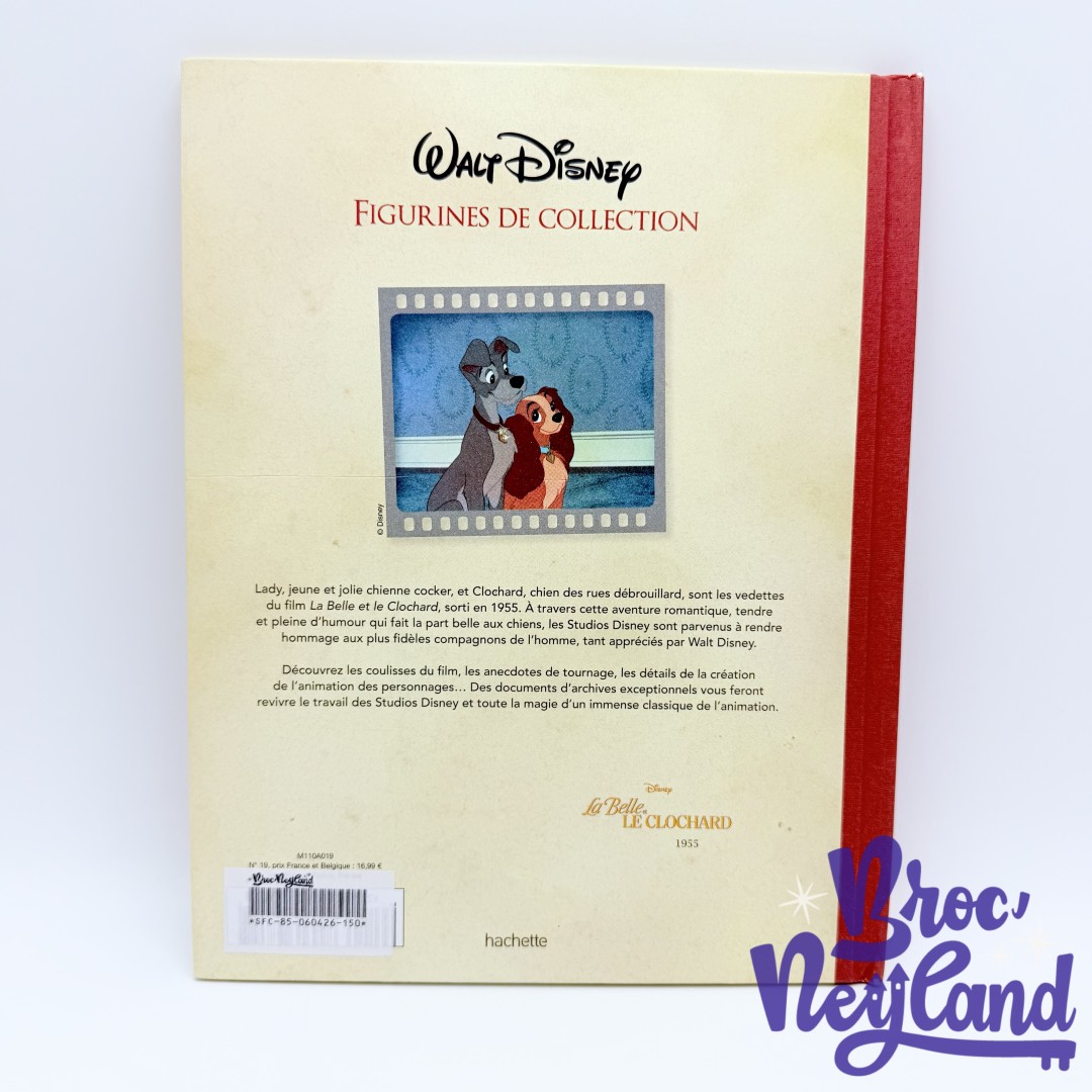 Livre-Figurines-de-collection-Lady-Disney-Hachette-19-Encyclopédie-résine-La-Belle-et-le-Clochard (4)