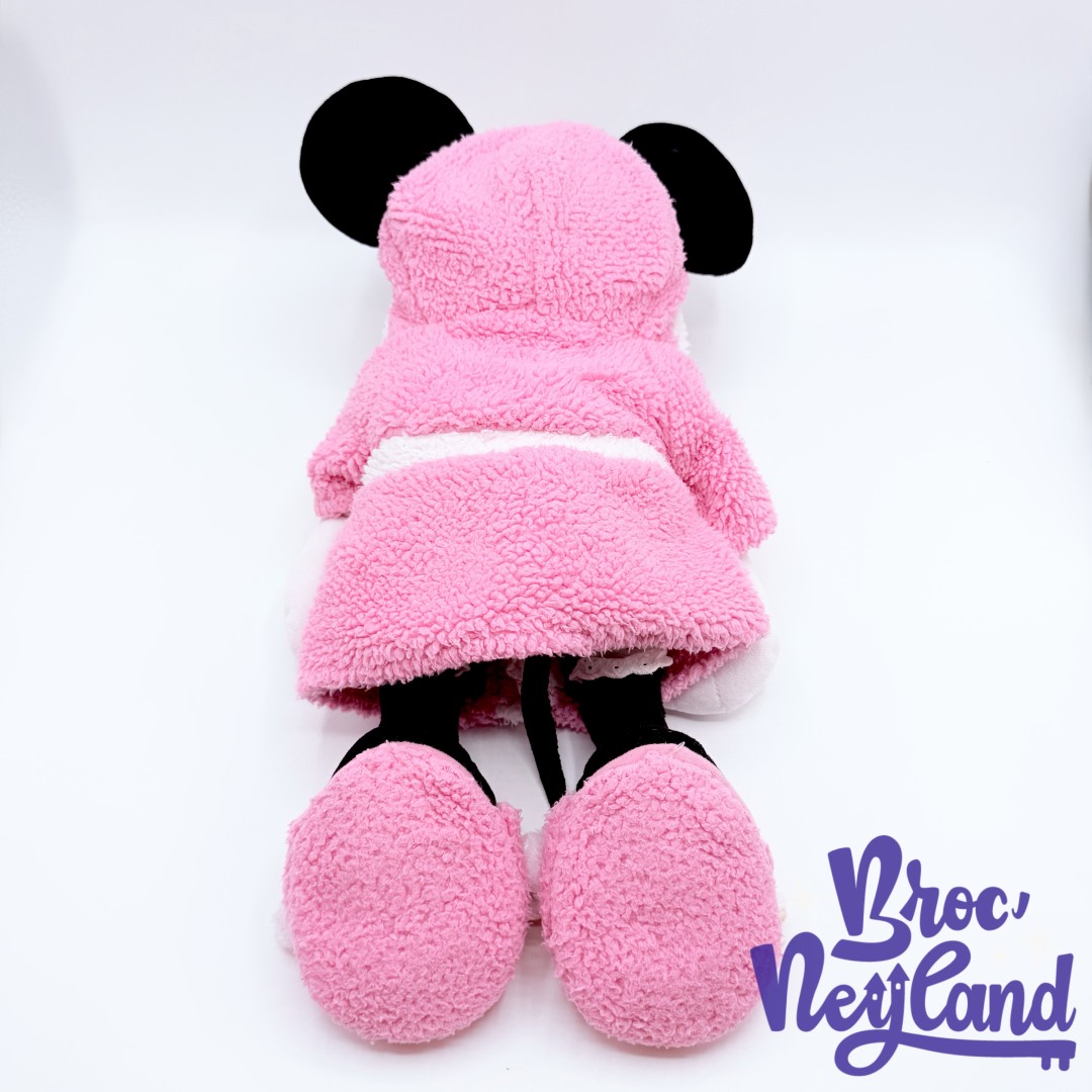 Peluche-Minnie-Mouse-Peignoir-Disneyland-Paris-Disney-pyjama-rose-moutons-42-cm (1)
