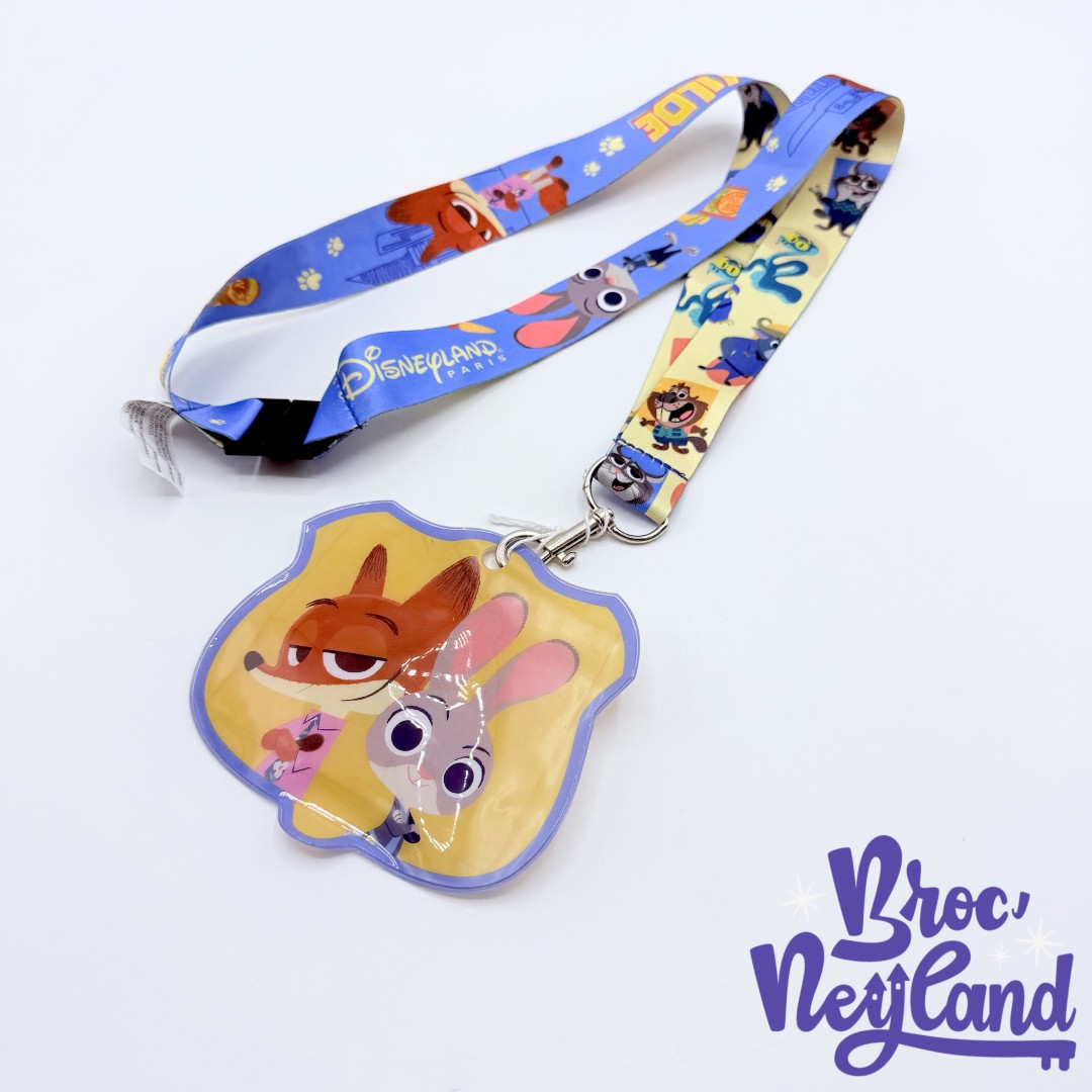 Lanière-Pins-Nick-Judy-Zootopie-2-Disneyland-Paris-Disney-pochette-cordon-tour-de-cou (4)