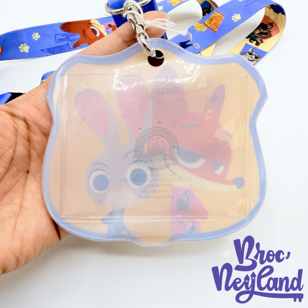 Lanière-Pins-Nick-Judy-Zootopie-2-Disneyland-Paris-Disney-pochette-cordon-tour-de-cou (7)