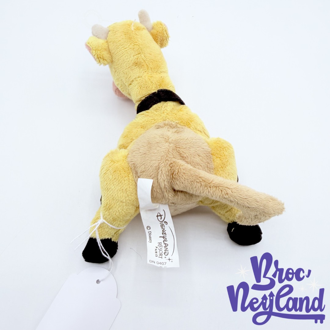 Peluche-Grace-La-Ferme-se-Rebelle-Disneyland-Paris-Disney-vache-jaune-20-cm (3)