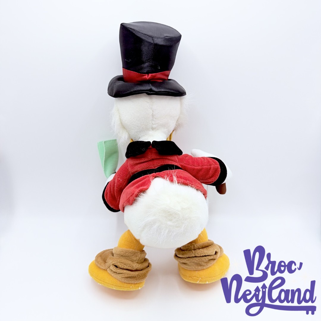 Peluche-Oncle-Picsou-Disneyland-Paris-Disney-canard-canne-billet-articulée-44-cm (2)