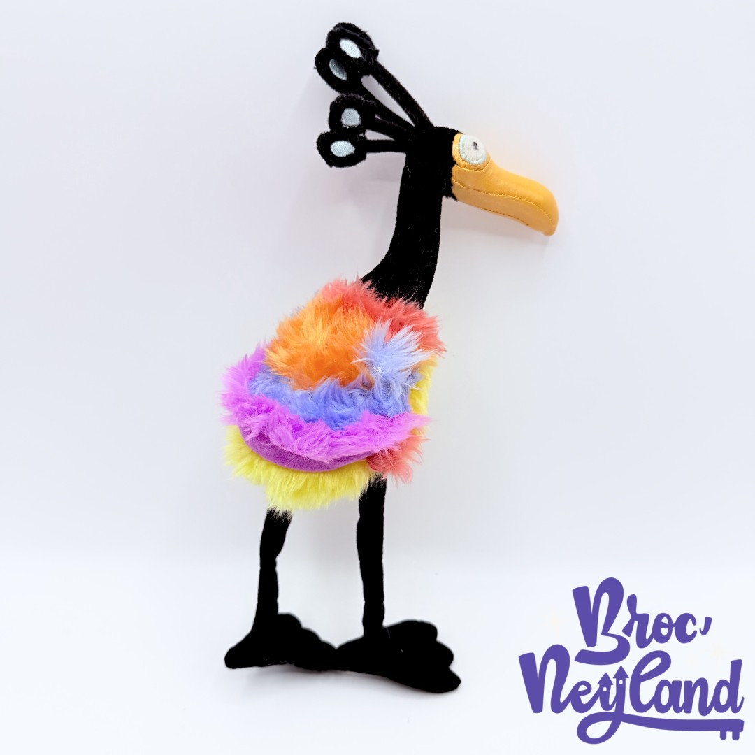 Peluche-Kevin-oiseau-La-Haut-Disney-Store-multicolore-18-cm (4)