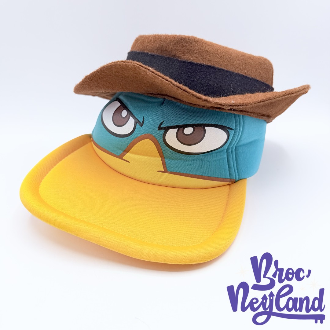 Casquette-Perry-ornithorynque-Disney-Parks-Disneyland-Paris-Phinéas-et-Ferb-chapeau-canard-bleu (4)