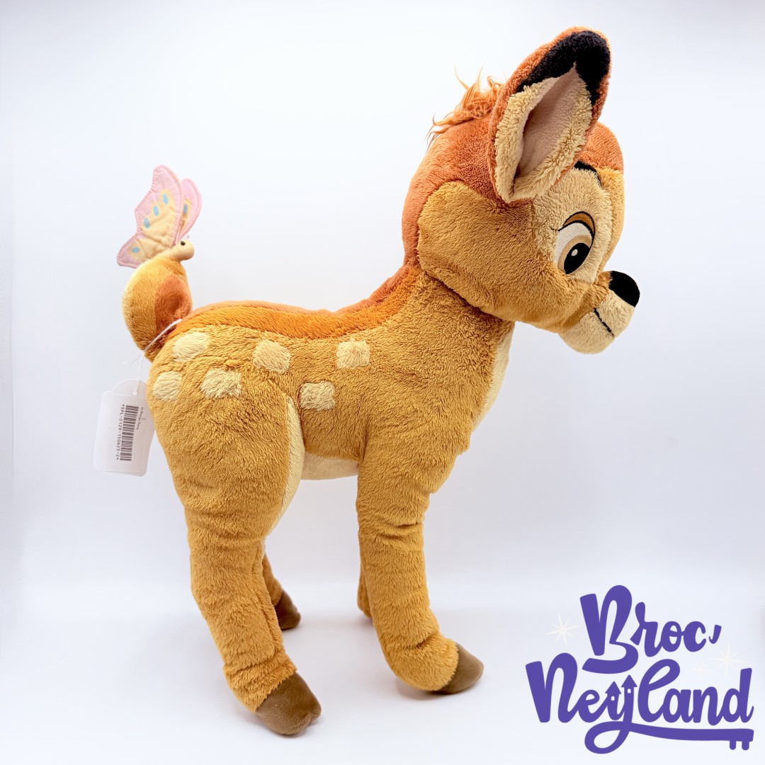 Peluche-Bambi-papillon-Disneyland-Resort-Paris-Disney-faon-marron-articulé-50-cm (5)