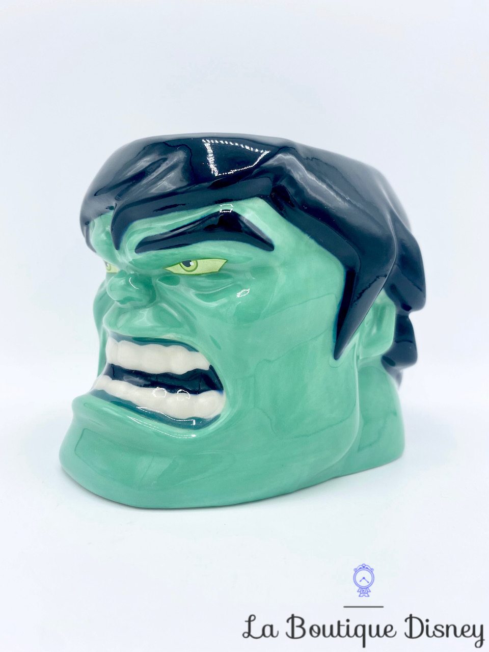 Tasse Hulk Marvel DisneyParks Disneyland Paris mug Disney visage tête relief 3D vert