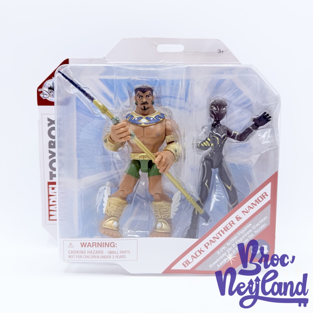 Figurines-Black-Panther-et-Namor-articulées-ToyBox-Disney-Parks-2022-Marvel-Wakanda-Forever-14-cm (2)