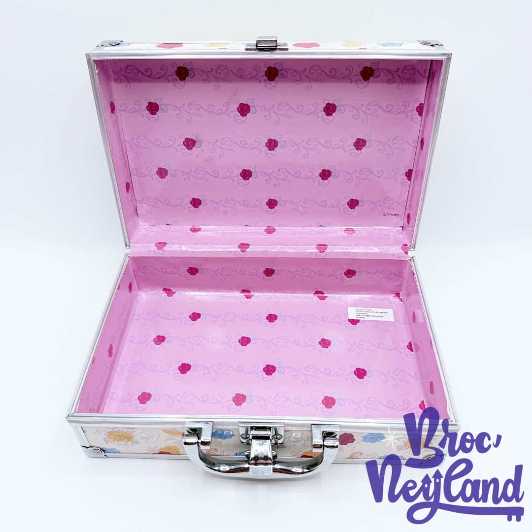 Boite-Mallette-La-Belle-et-La-Bête-Disney-princesse-valise-jaune-fleurs (4)