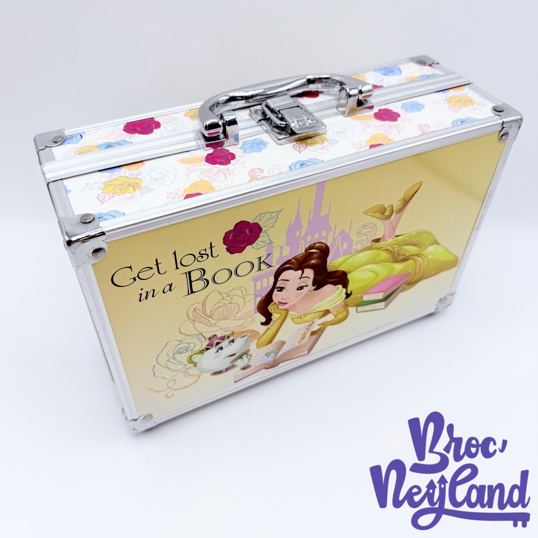 Boite-Mallette-La-Belle-et-La-Bête-Disney-princesse-valise-jaune-fleurs (2)