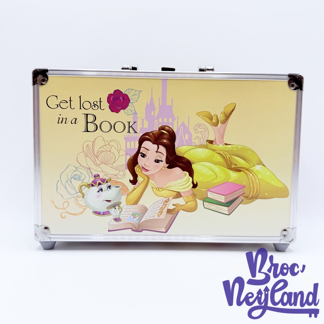Boite-Mallette-La-Belle-et-La-Bête-Disney-princesse-valise-jaune-fleurs (3)