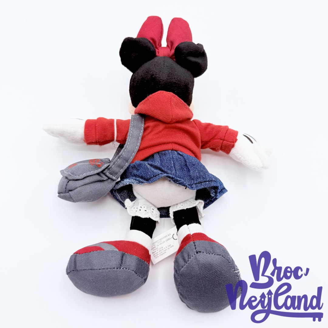 Peluche-Minnie-Mouse-EST-1992-Disneyland-Paris-Disney-jean-rouge-28-cm (1)