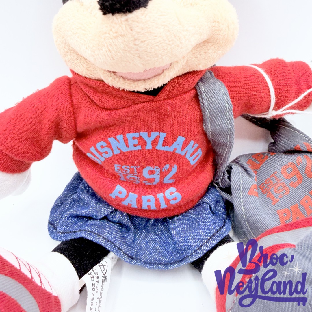 Peluche-Minnie-Mouse-EST-1992-Disneyland-Paris-Disney-jean-rouge-28-cm (5)