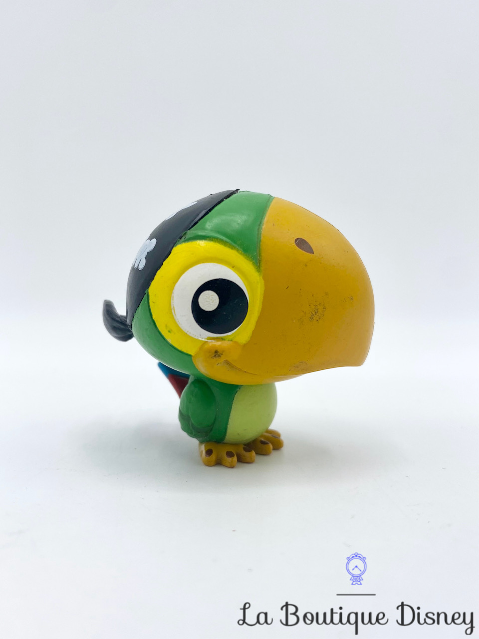 figurine-perroquet-jake-pirates-pays-imaginaire-disney-store-vert-jaune-1