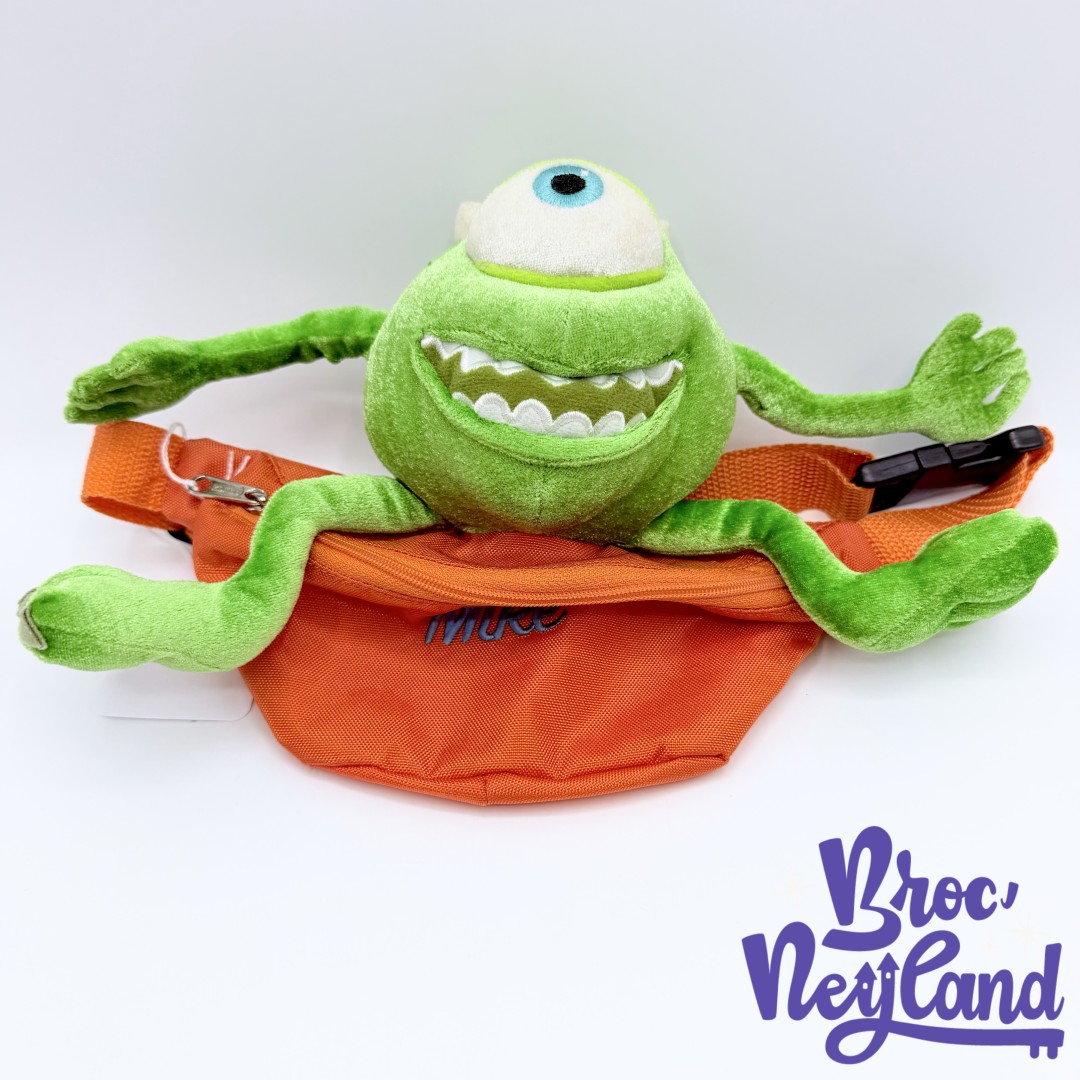 Sac-Banane-Bob-Razowski-Monstres-et-Cie-Disneyland-Paris-Disney-Mike-pochette-orange (2)