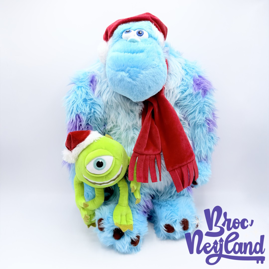 Peluche-Bob-Razowki-Sulli-Noël-Edition-Limitée-Disneyland-Paris-2017-Disney-Monstres-et-Cie-50-cm (3)