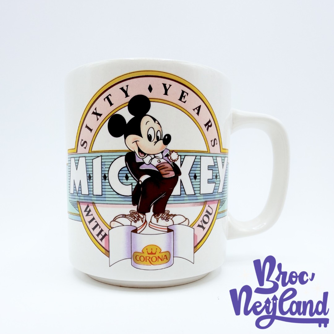 Tasse-Mickey-Mouse-Sixty-Years-with-You-Walt-Disney-Company-1988-mug-Corona-vintage-blanc (2)