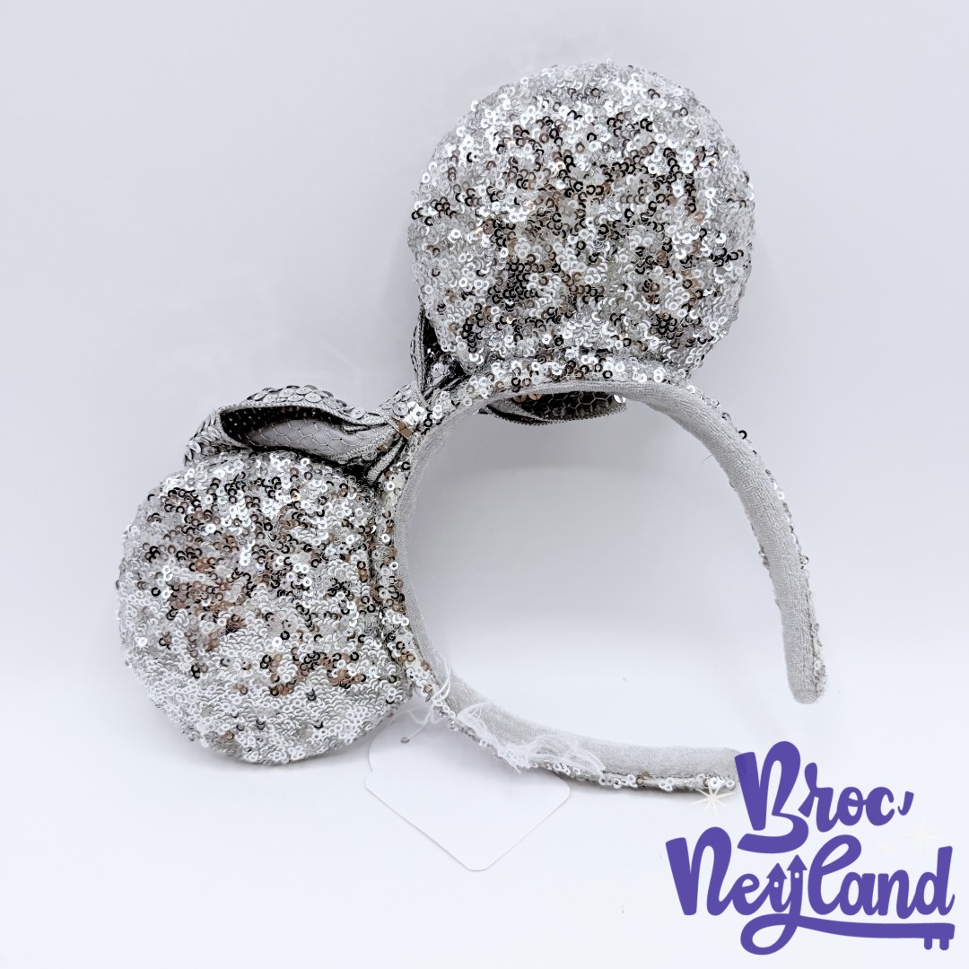 Serre-tête-Oreilles-Minnie-Mouse-Sequins-Silver-Disney-Parks-ears-Disneyland-argenté (2)