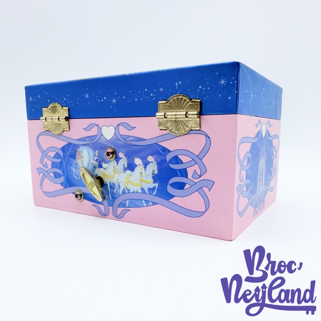 Boite-à-musique-Cendrillon-Bibbidi-Bobbidi-Boo Disney-vintage-bleu-rose-musicale-bijoux (5)