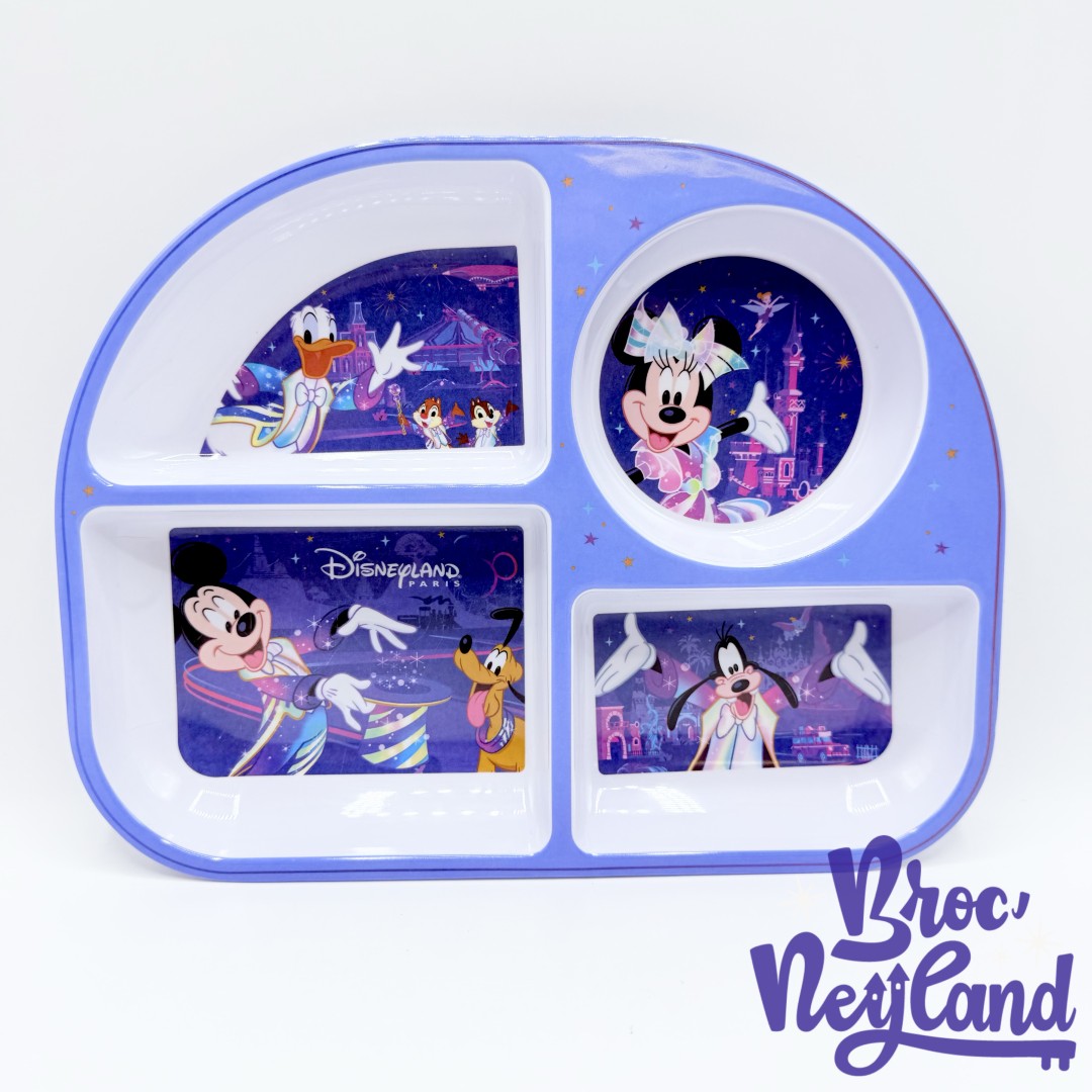 Assiette-compartiments-Mickey-et-ses-amis-30ème-anniversaire-Disneyland-30-ans-Disney-plastique-bleu (2)