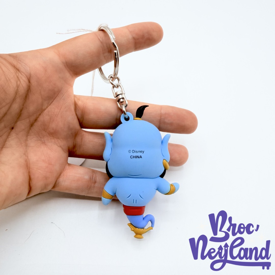 Porte-clés-Génie-Aladdin-Disneyland-Paris-Disney-figurine-plastique-bleu (1)