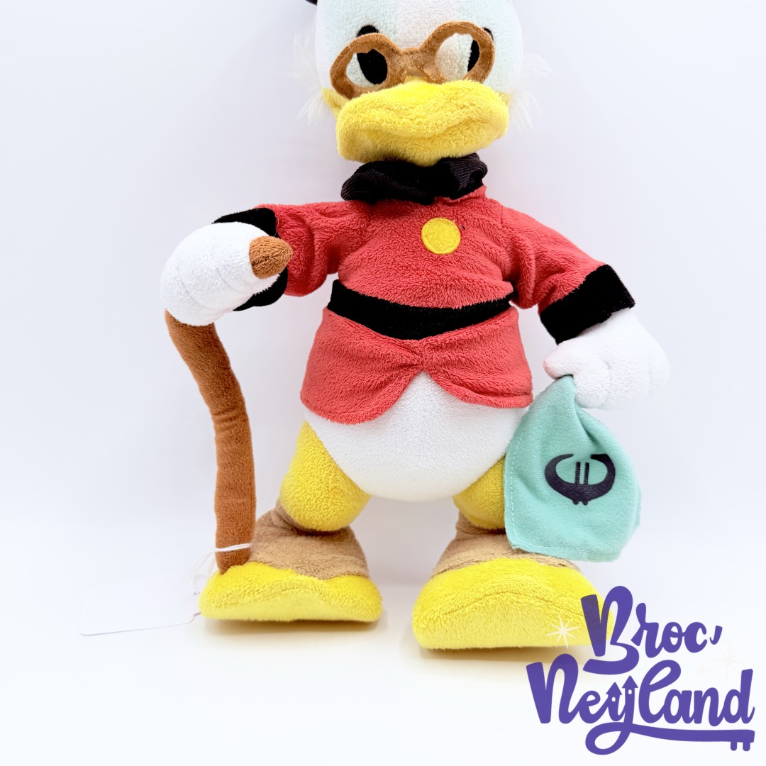 Peluche-Oncle-Picsou-Disneyland-Paris-Disney-canard-canne-billet-banque-46-cm (4)