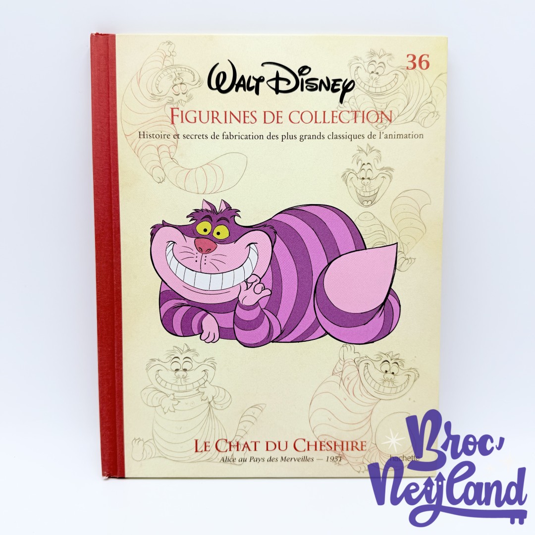 Livre-Figurines-de-collection-Le-Chat-du-Cheshire-Disney-Hachette-36-Encyclopédie-résine-Alice-au-Pays-des-Merveilles (1)