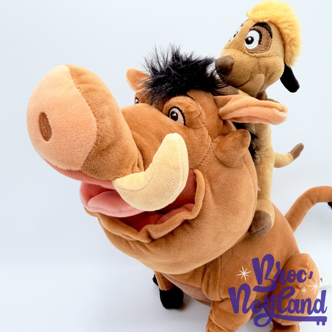 Peluche-Timon-dos-Pumbaa-Le-Roi-Lion-Disney-Parks-suricate-phacochère-marron-32-cm (5)