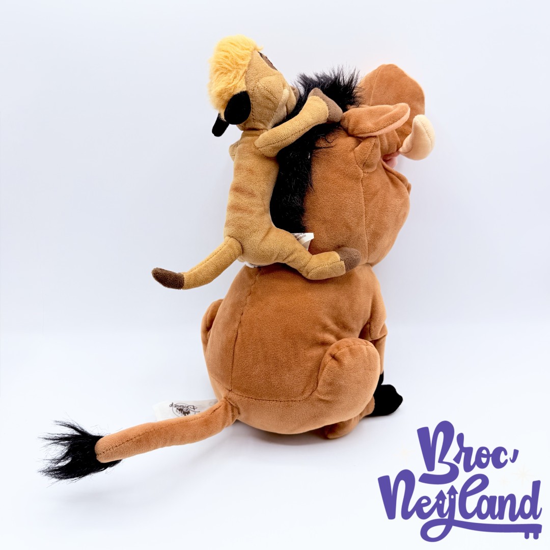 Peluche-Timon-dos-Pumbaa-Le-Roi-Lion-Disney-Parks-suricate-phacochère-marron-32-cm (4)