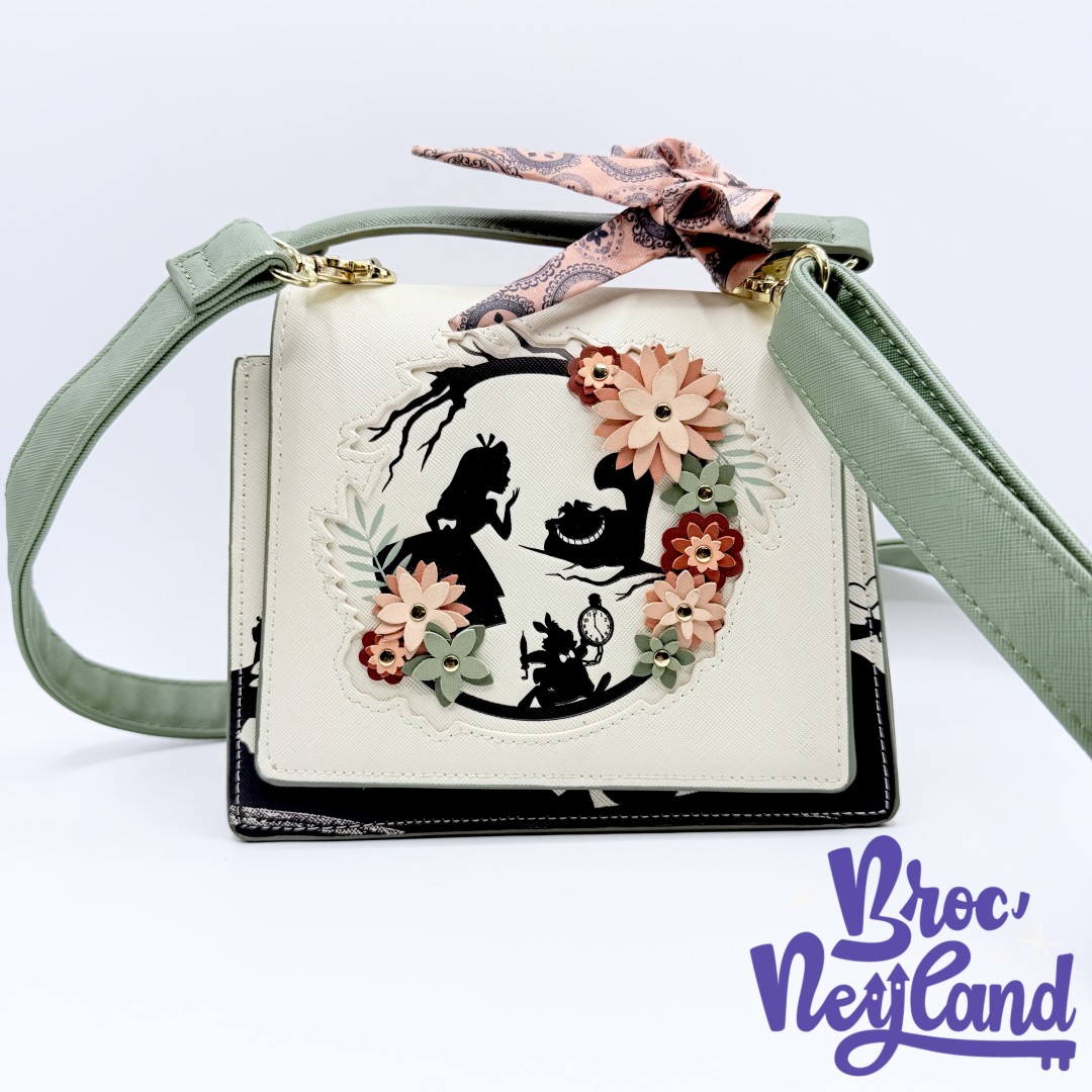 Sac-à-bandoulière-Loungefly-Alice-au-Pays-des-Merveilles-Silhouettes-Floral-Disney (2)