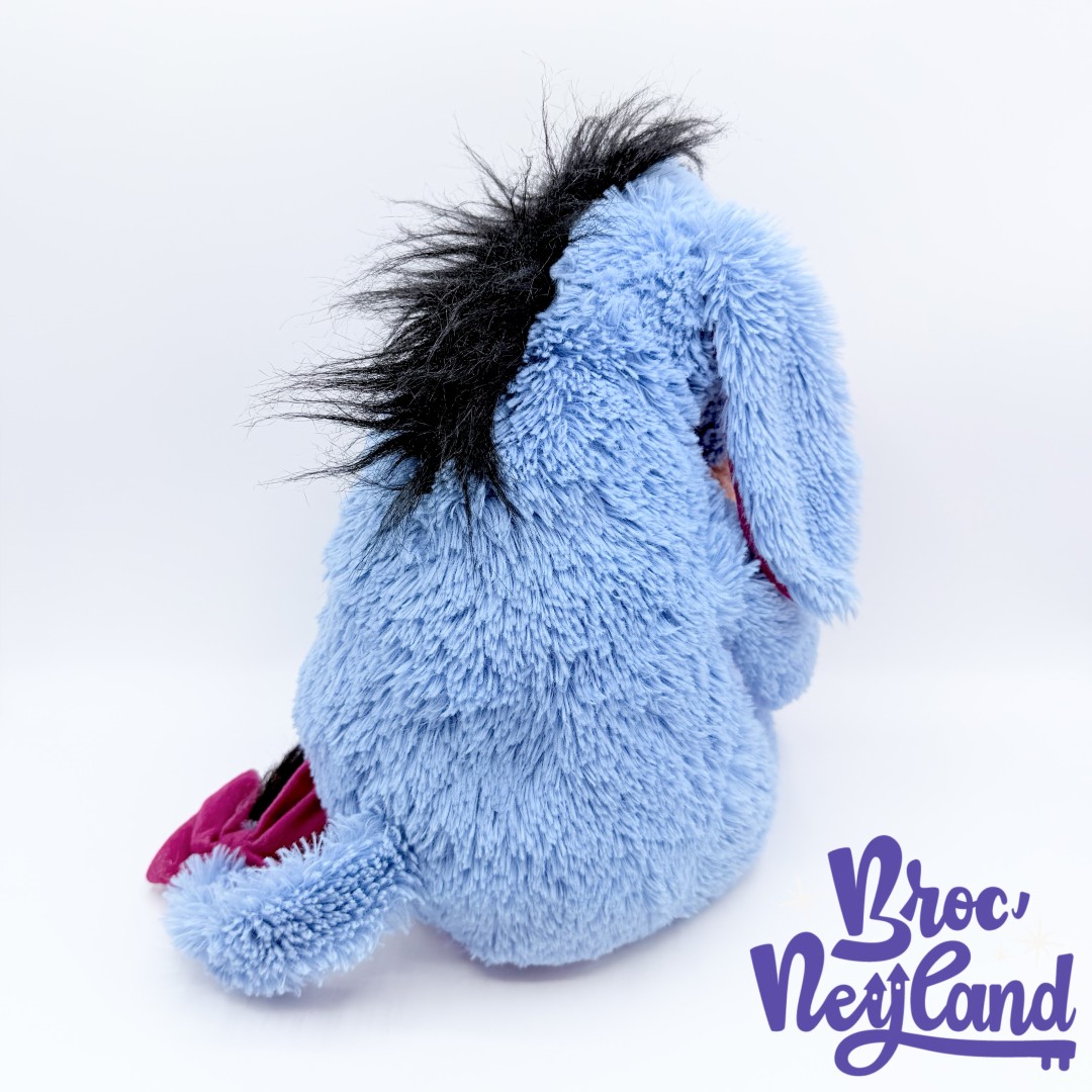 Peluche-Bourriquet-poils-longs-Disneyland-Paris-Disney-Winnie-ourson-âne-bleu-32-cm (6)