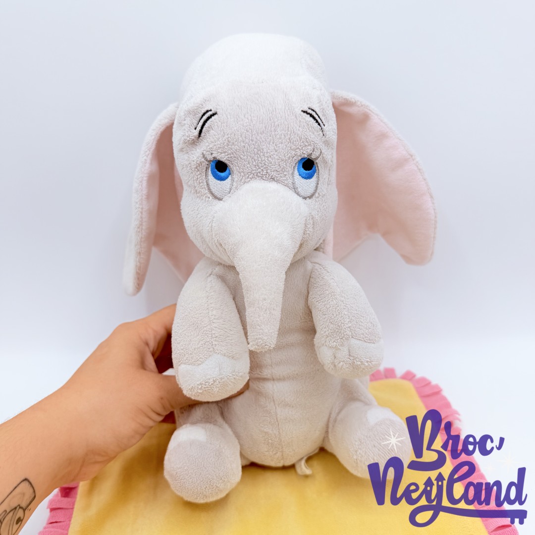 Peluche-Dumbo-éléphant-Disney-Babies-Disneyland-couffin-couverture-bleu-cirque (3)