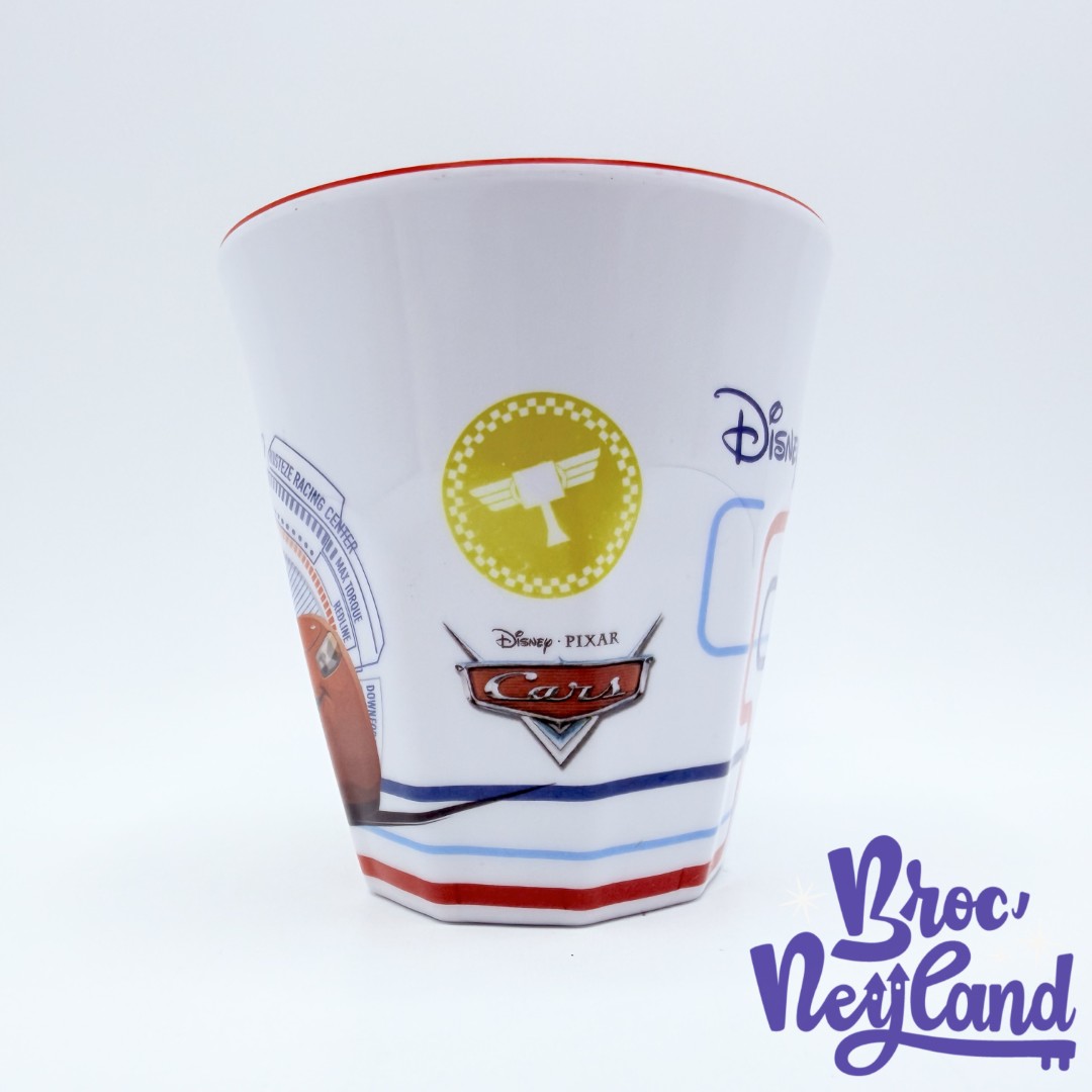 Gobelet-Flash-McQueen-Cars-Disneyland-Paris-Disney-verre-plastique-blanc-voiture-rouge (3)