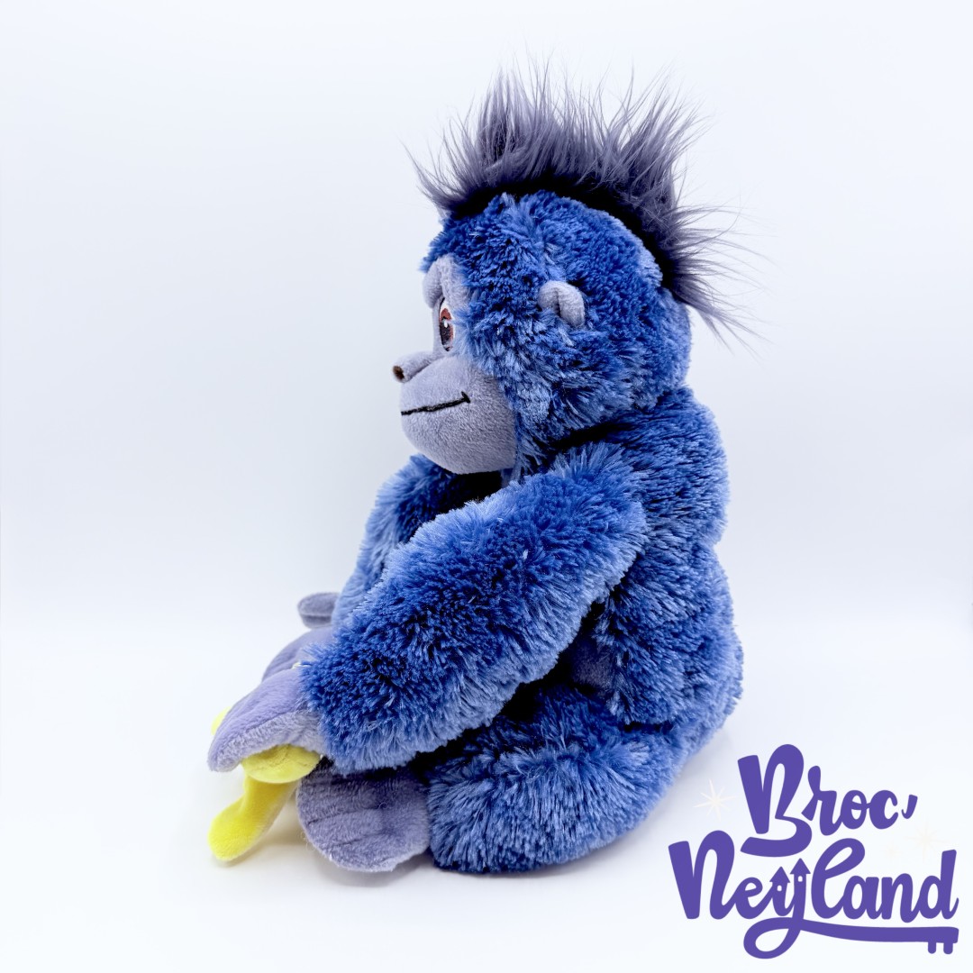 Peluche-Tok-banane-singe-Tarzan-Disneyland-Paris-Disney-Terk-bleu-28-cm (5)