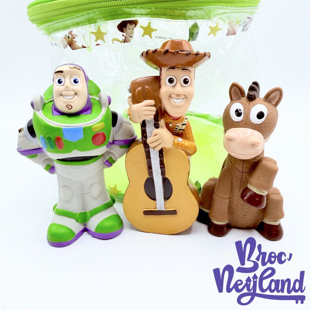 Jouet-Figurines-de-Bain-Toy-Story-Disneyland-Paris-2016-Disney Woody-Buzz-Rex-Pile-Poil-Bayonne (3)