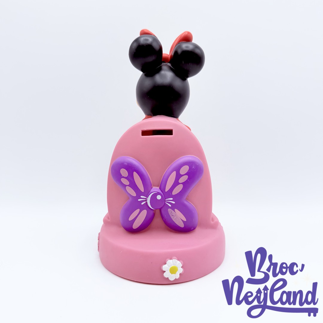 Tirelire-Minnie-Mouse-Disneyland-Paris-Disney-papillon-rose-plastique-23-cm (6)