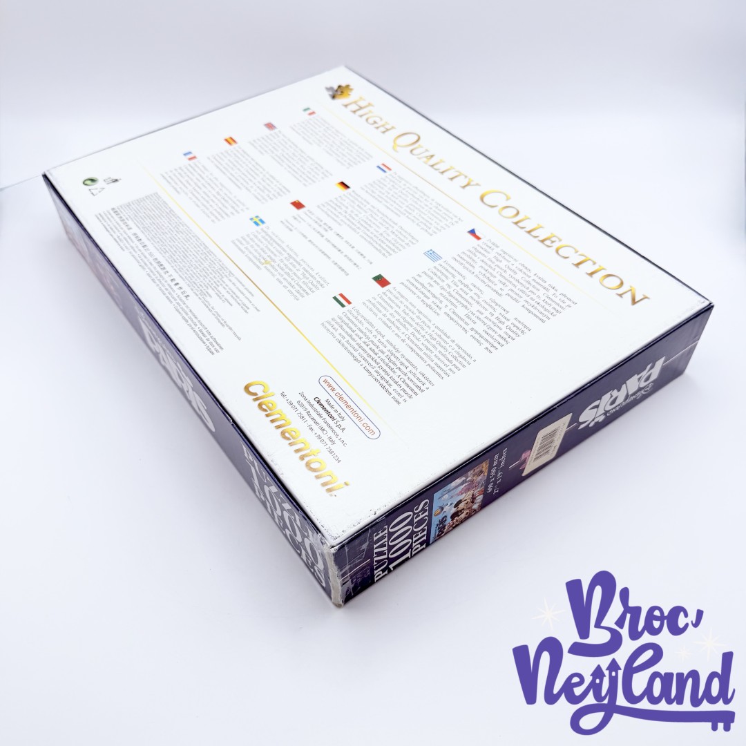 Puzzle-1000-Pièces-Mickey-Minnie-ville-Paris-Disneyland-Disney-Clementoni-Tour-Eiffel-Château (1)