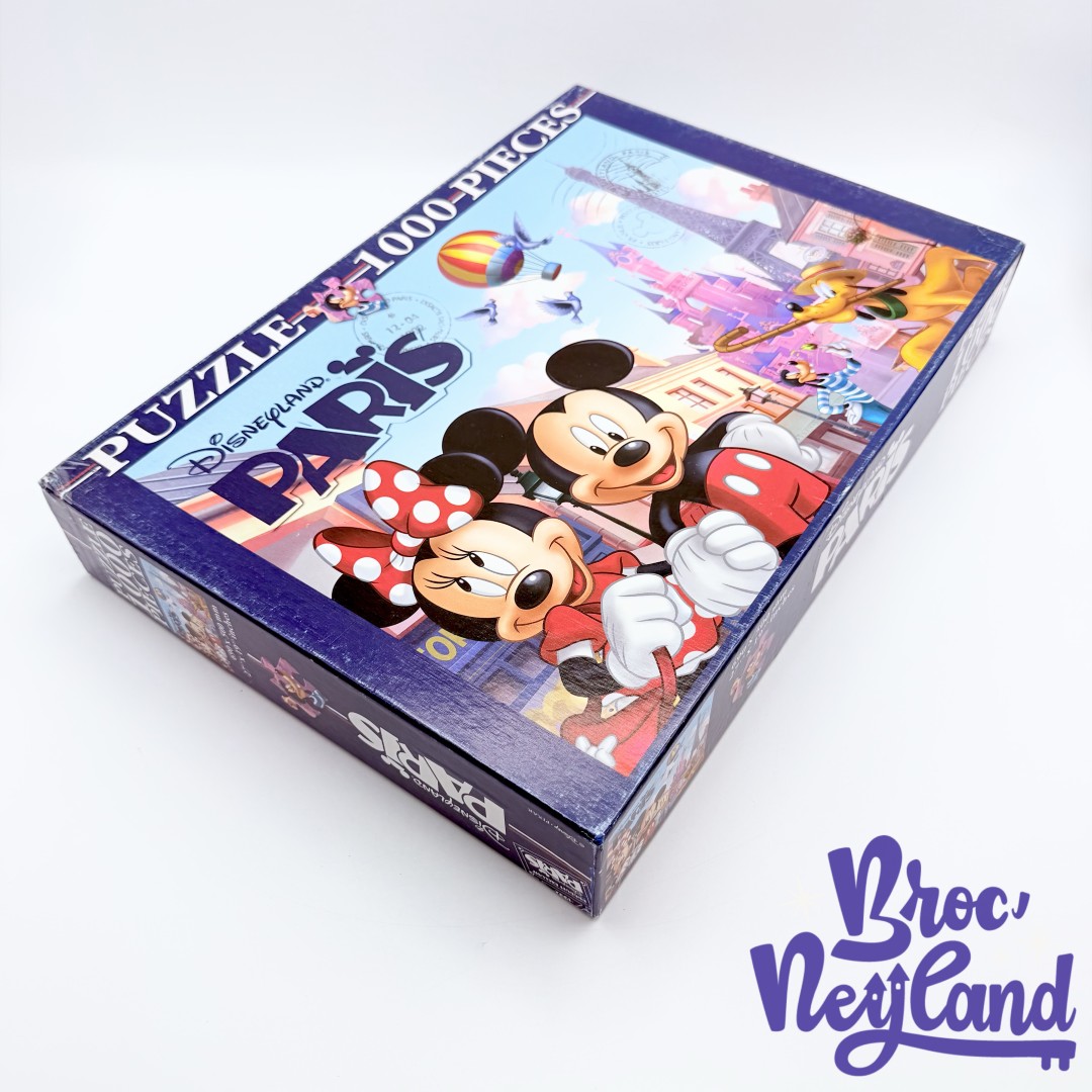 Puzzle-1000-Pièces-Mickey-Minnie-ville-Paris-Disneyland-Disney-Clementoni-Tour-Eiffel-Château (2)