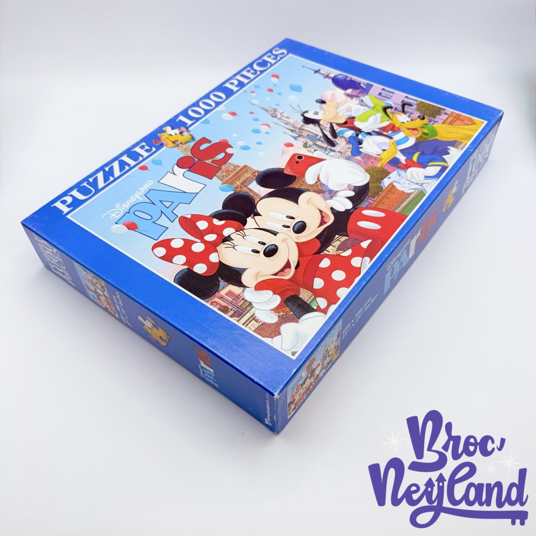 Puzzle-1000-Pièces-Mickey-et-ses-amis-Disneyland-Paris-Disney-Clementoni-Tour-Eiffel-Château (1)