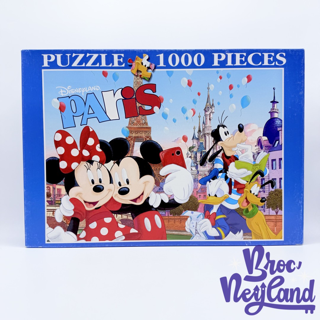 Puzzle-1000-Pièces-Mickey-et-ses-amis-Disneyland-Paris-Disney-Clementoni-Tour-Eiffel-Château (2)
