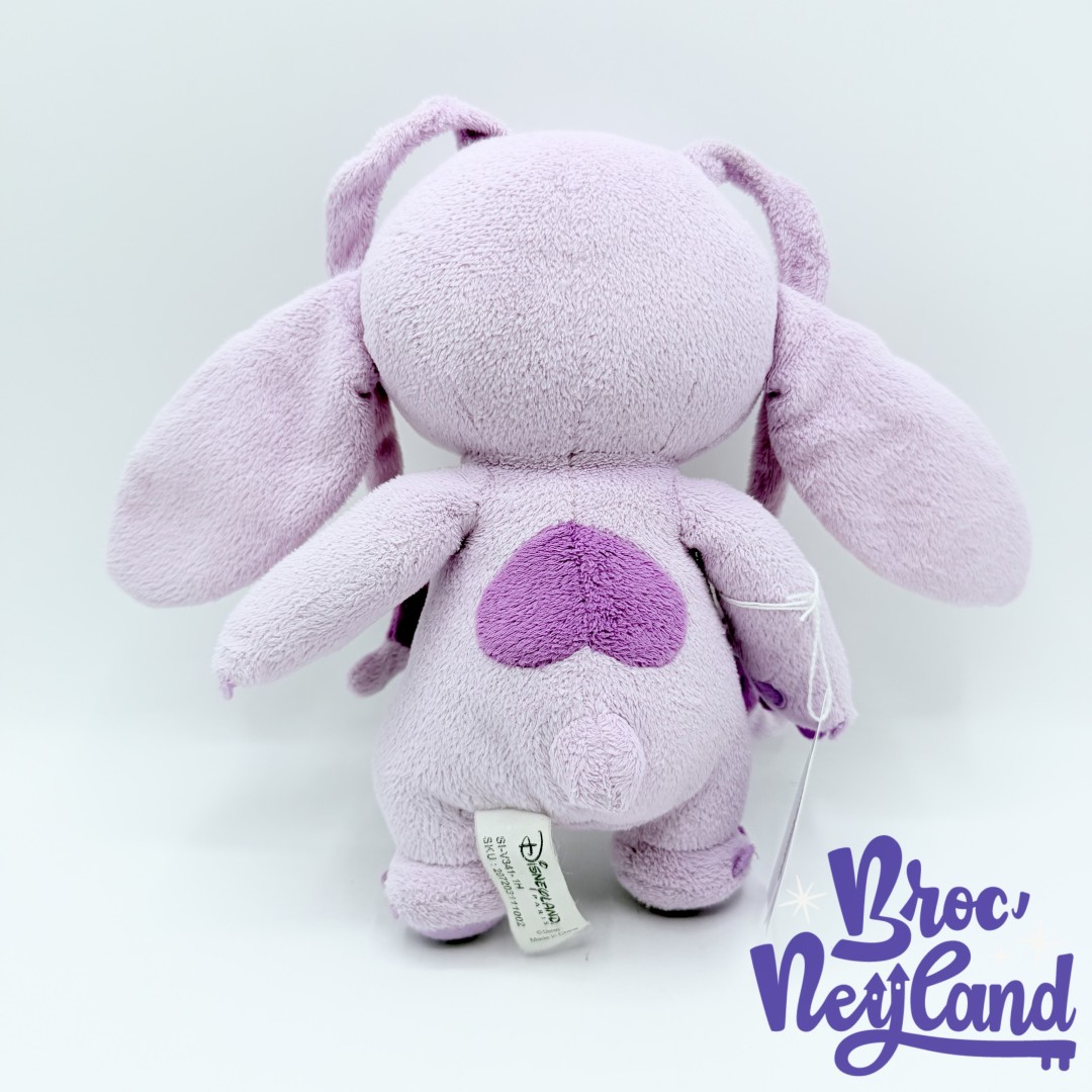 Peluche-Angel-classique-Disneyland-Paris-disney-Lilo-et-Stitch-rose-violet-coeur-22-cm (2)