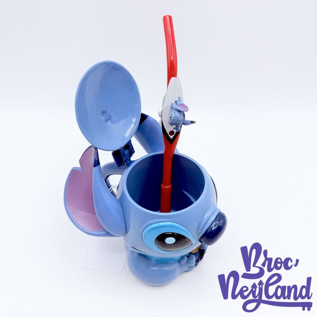 Tasse-Stitch-Surf-Disney-On-Ice-mug-plastique-couvercle-paille-relief-3D (1)