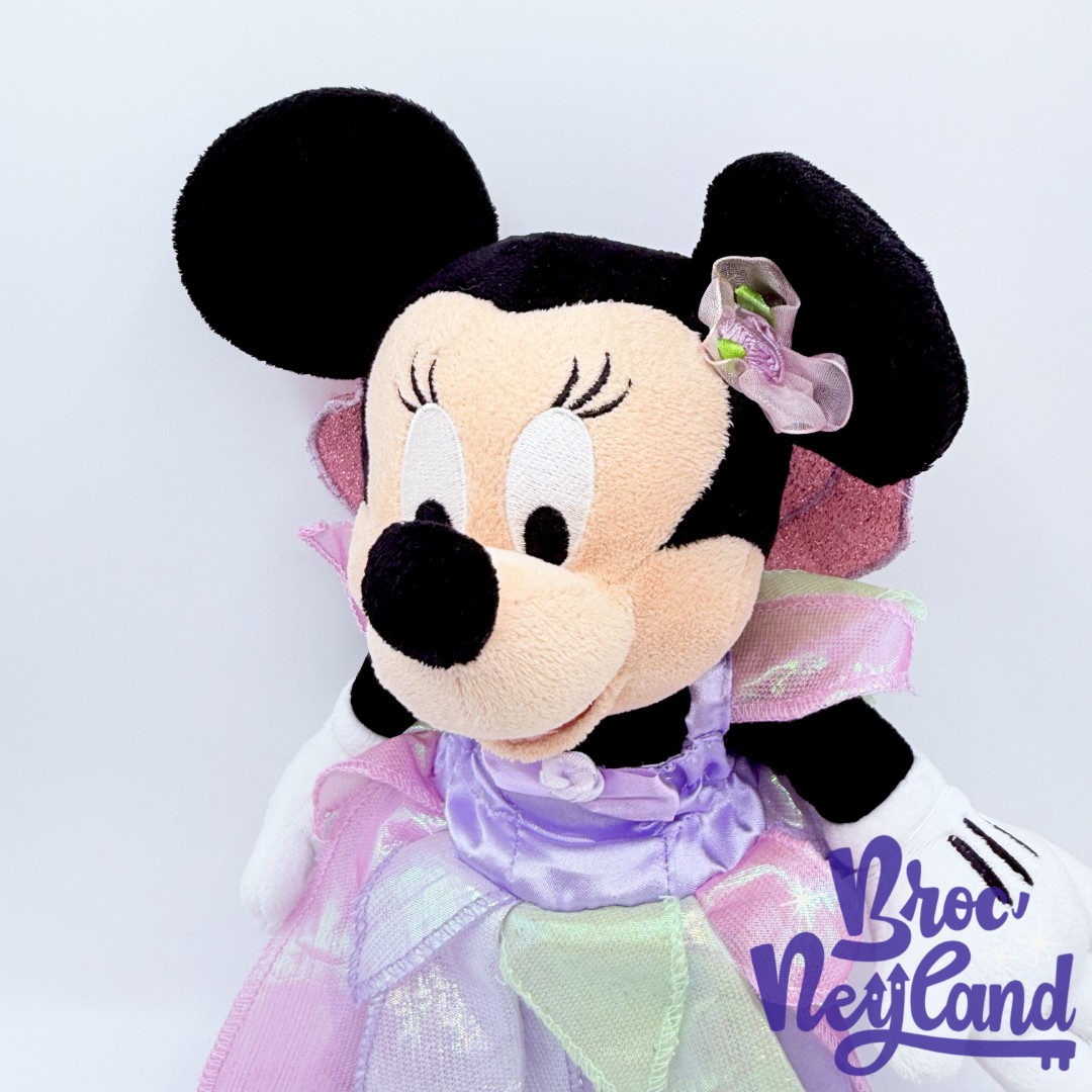 Peluche-Minnie-Mouse-Fée-Princesse-Disneyland-Paris-Disney-papillon-violet-rose-32-cm (4)
