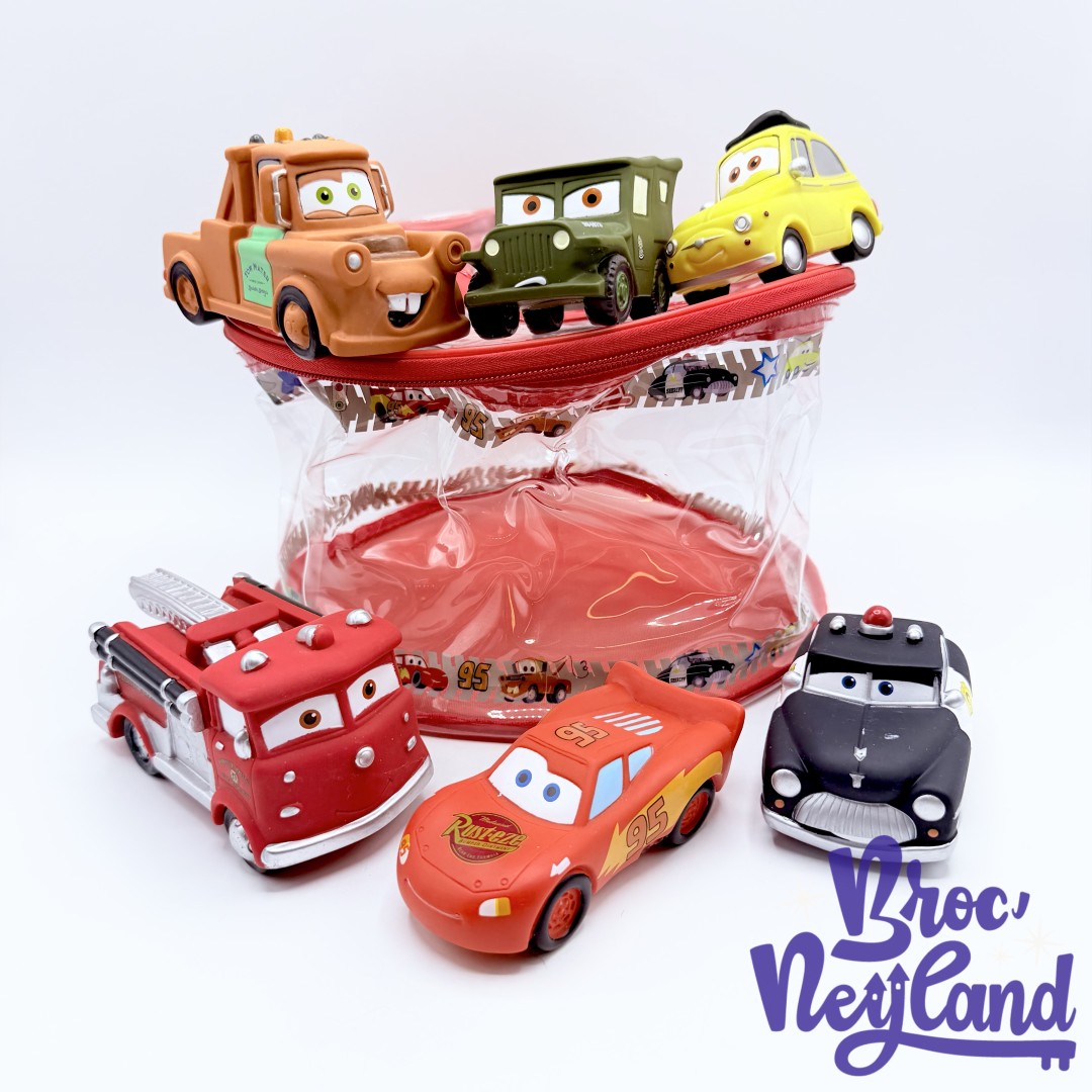 Jouet-Figurines-de-Bain-Cars-Disneyland-Paris-2017-Disney-flash-McQueen-Martin-Luigi-Sheriff-Red-Sergent (3)
