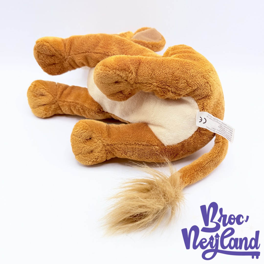 Peluche-Nala-Le-Roi-Lion-Disneyland-Resort-Paris-Disney-couché-orange-28-cm (4)